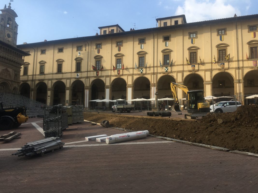 Lavori in piazza grande