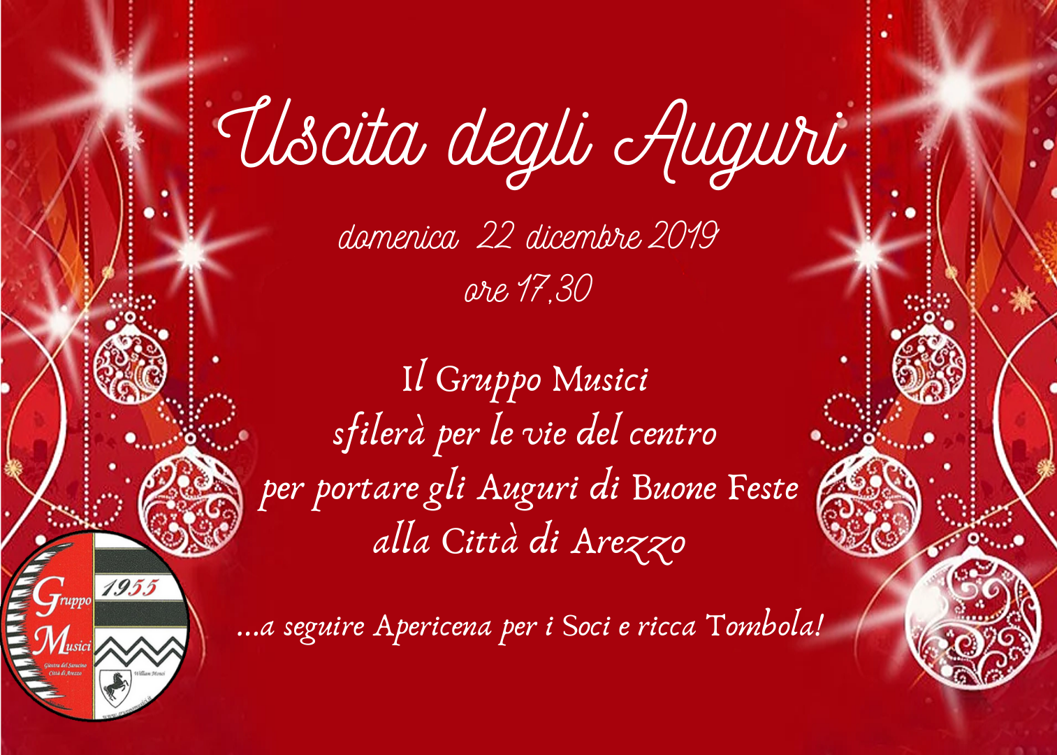 Foto X Auguri Di Natale.Il Gruppo Musici Riunito Per Gli Auguri Di Natale Correr Giostra